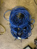 4 x extension leads. Stored near Gorleston, Norfolk. No VAT on this lot.