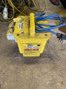 Red Eye 110V powertool transformer. Stored near Gorleston, Norfolk. No VAT on this item.
