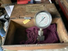 Gage dial. Stored near Gorleston, Norfolk. No VAT on this lot.