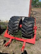 Allance Press Wheels in frame 550.145-22.5. Stored near Diss, Norfolk.