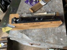 J Rabone & Son Machinist Spirit level. Stored near Gorleston, Norfolk. No VAT on this item.