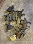 Quantity of milling clamps. Stored near Gorleston, Norfolk. No VAT on this item.