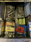 Quantity of tap and die sets - drawers not included. Stored near Gorleston, Norfolk.