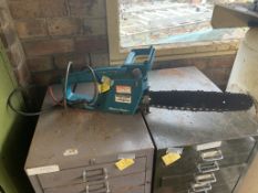 Black & Decker electric chainsaw DN402- no plug. Stored near Gorleston, Norfolk.