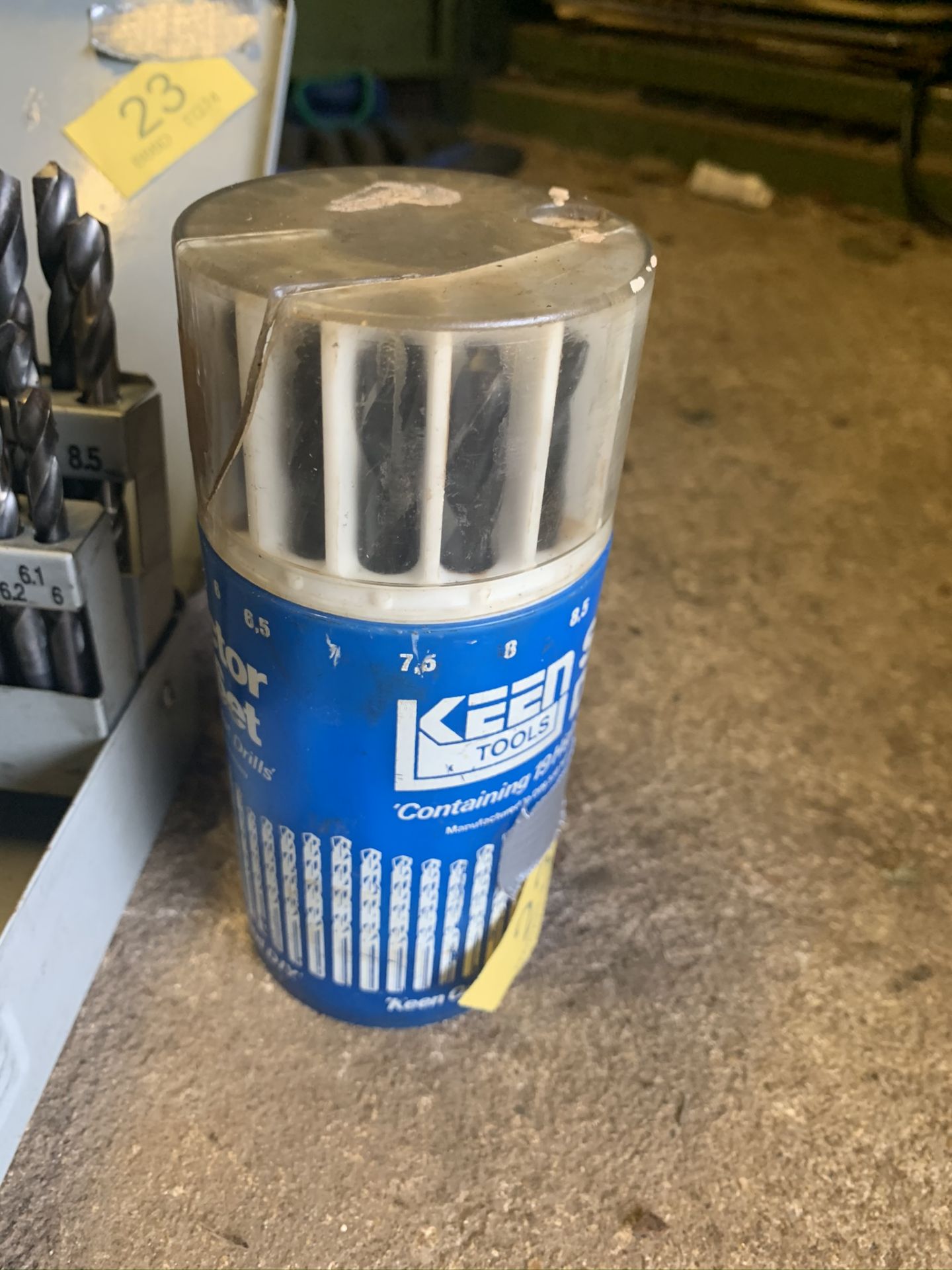1 box of drill bits and a tube of drill bits. Stored near Gorleston, Norfolk. - Image 3 of 3