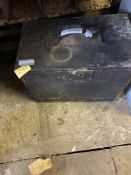 Box of calipers, micrometers and engineering measuring equipment. Stored near Gorleston, Norfolk.