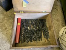Box of Assorted Drill bits. Stored near Gorleston, Norfolk. No VAT on this item.