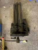 Large Wooden Vice. Stored near Gorleston, Norfolk. No VAT on this item.