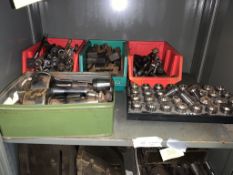 Assortment of milling tools. Stored near Gorleston, Norfolk. No VAT on this item.