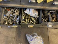 Quantity of fittings. Stored near Gorleston, Norfolk. No VAT on this lot.
