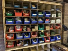 Quantity of nuts, bolts, screws, coach bolts, roofing screws, brackets etc.