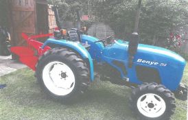 Benye 254 tractor, 2004, reg: Q250 BBD, serial no: 0407896, diesel, V5.