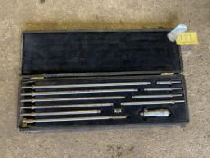 Micrometer set. Stored near Gorleston, Norfolk. No VAT on this item.