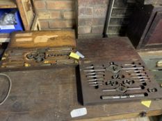 Tap and die sets. Stored near Gorleston, Norfolk. No VAT on this lot.