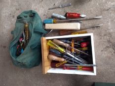 Quantity of screwdrivers. Stored near Gorleston, Norfolk. No VAT on this item.