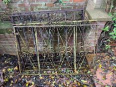 Qty of decorative gates. Stored near Gorleston, Norfolk. No VAT on this item.