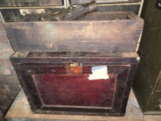 Set of wooden drawers with taps and dies. Stored near Gorleston, Norfolk. No VAT on this item.