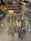 Box of reamer bits - Large and small. Stored near Gorleston, Norfolk. No VAT on this item.