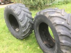 2 used tyres - 1 Goodyear 540/650 R28 - 30%. Stored near Diss, Norfolk.