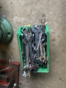 Quantity of Spanners - metric. Stored near Gorleston, Norfolk. No VAT on this item.