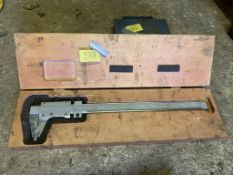 LS Starrett Co Athol Mass no.123 Vernier Caliper. Stored near Gorleston, Norfolk.