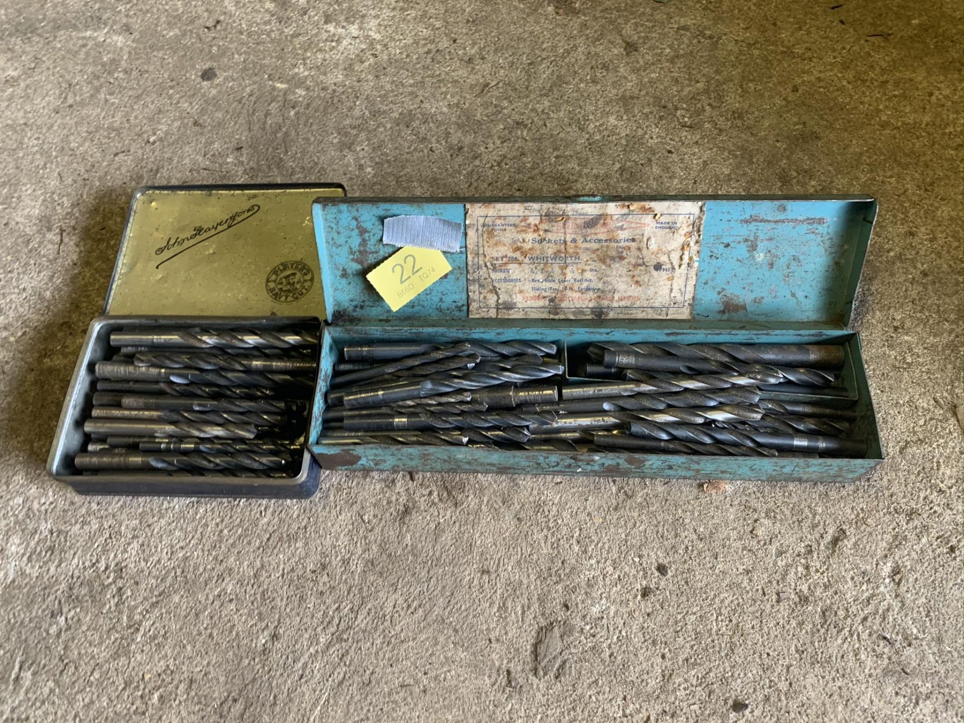 2 x boxes of misc drill bits. Stored near Gorleston, Norfolk. No VAT on this item.