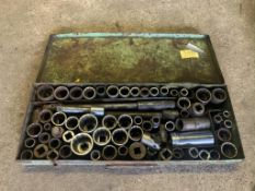 Socket Set Mixed Imperial. Stored near Gorleston, Norfolk. No VAT on this item.
