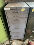 5 drawer metal cabinet. Stored near Gorleston, Norfolk. No VAT on this item.