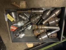 Quantity of drill chucks. Stored near Gorleston, Norfolk. No VAT on this lot.