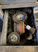 Quantity of Rotary abrasive brushes. Stored near Gorleston, Norfolk. No VAT on this lot.