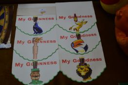 Six Guinness Hard and Shelf Adverts by Guinness my