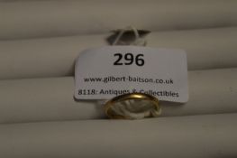 9ct Gold Wedding Band Size: J - Birmingham 1939, ~
