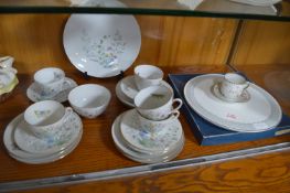 Royal Worcester Cake Plate and a Nineteen Piece Ba
