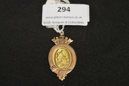 9ct Gold Billiards Fob - Birmingham 1920, ~8g