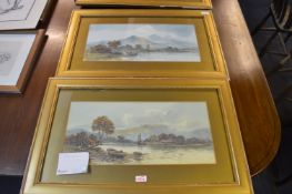 Pair of Victorian Watercolour Landscapes by I. Wil