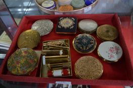 Vintage Ladies Compacts and Lipsticks