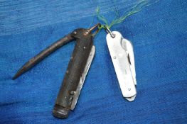 Two Military Pen Knives