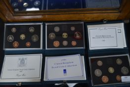 Three UK Proof Collections 1987, 1988 & 1990