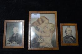 Three Georgian Watercolour Portraits