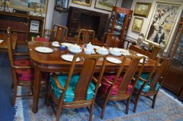 Oriental Rosewood Extending Dining Table 94