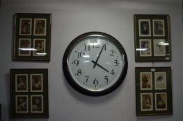 Group of Four Framed Collections of Vintage Postca