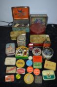 Collection of Older Tins and Collectibles