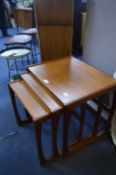 Nest of Three Retro Teak Tables