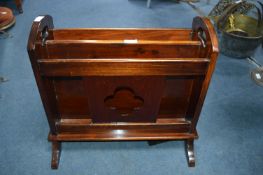 Mahogany Magazine Rack