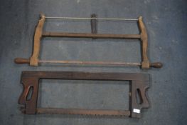 Two Bow Saws