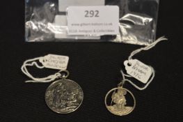 Sheffield Silver St Christopher and a Horticulture