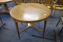 Edwardian Inlaid Sheraton Revival Centre Table