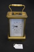 Garrard & Co Brass Carriage Clock