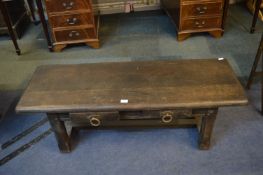 Pegged Oak Low Table