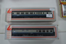 Two Boxed Lima Intercity Carriages